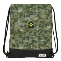 Rugtas met Koordjes Kelme Travel Zwart Groen 35 x 40 x 1 cm