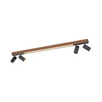 Paul Neuhaus Strakke plafondlampPure Lines Spot hout - 6121-79