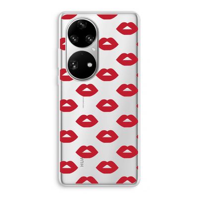 Lips: Huawei P50 Pro Transparant Hoesje