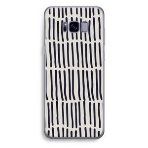 Moroccan stripes: Samsung Galaxy S8 Plus Transparant Hoesje