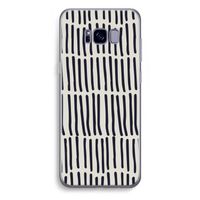Moroccan stripes: Samsung Galaxy S8 Plus Transparant Hoesje