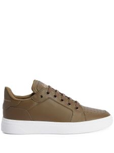 Giuseppe Zanotti baskets en cuir - Vert