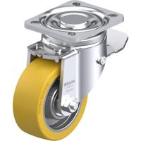 Blickle LH-GTH 100K-1-ST Zwenkwiel met rem Wieldiameter: 100 mm Draagvermogen (max.): 450 kg 1 stuk(s)