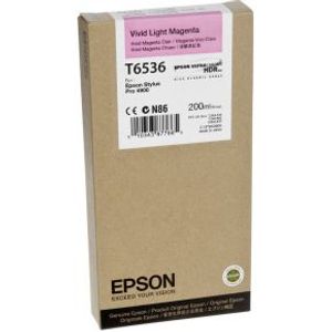 Epson inktpatroon vivid light magenta T 653 200 ml T 6536