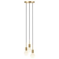 Messing hanglamp met 3 E27 fittingen 'Nordlux paco' Messing hanglamp met 3 E27 fittingen 'Nordlux paco'