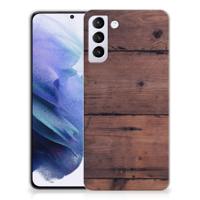 Samsung Galaxy S21 Plus | Bumper Hoesje | Old Wood
