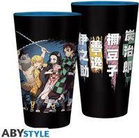 Demon Slayer - Tanjiro and group Large Glass