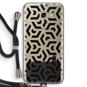 Crazy pattern: Samsung Galaxy A5 (2017) Transparant Hoesje met koord