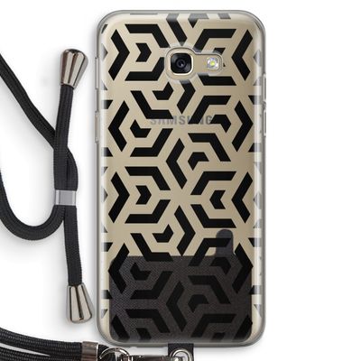 Crazy pattern: Samsung Galaxy A5 (2017) Transparant Hoesje met koord