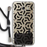 Crazy pattern: Samsung Galaxy A5 (2017) Transparant Hoesje met koord