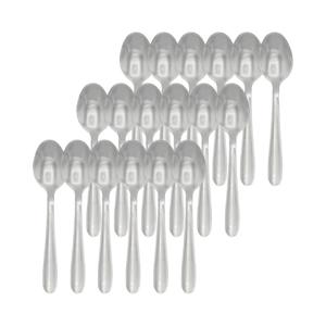 Theelepels - 18x - Zilver - 16 cm - RVS - dessertlepels/koffielepels/ijslepels