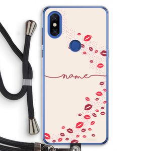 Kusjes: Xiaomi Mi Mix 3 Transparant Hoesje met koord