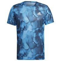 adidas Trainingsshirt Fast Graphic - Blauw - thumbnail