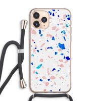 Terrazzo N°6: iPhone 11 Pro Max Transparant Hoesje met koord