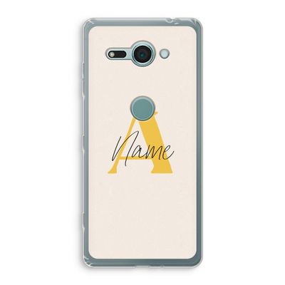 Amber Script: Sony Xperia XZ2 Compact Transparant Hoesje