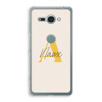 Amber Script: Sony Xperia XZ2 Compact Transparant Hoesje