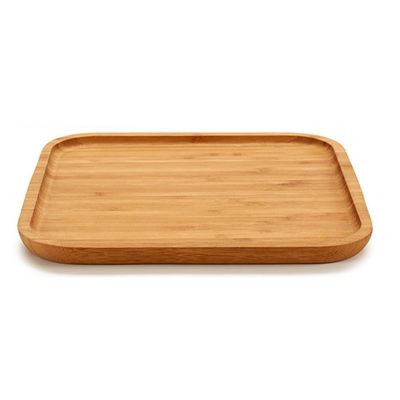 Bamboe houten broodplank/serveerplank vierkant 25 cm