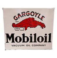 Mobiloil Gargoyle Emaille Bord - 66 x 55cm