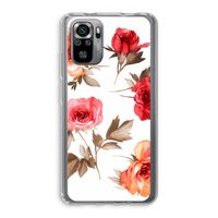 Roosjes: Xiaomi Redmi Note 10S Transparant Hoesje