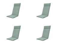 Kussen hoog universeel ca. 120x50 cm Napels kaki water repellent coating (4 stuks) Madison - Madison