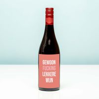 Wijnfles Gewoon fucking lekkere wijn - Rood (Merlot)