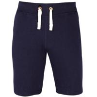 Korte broek of shorts Campus voor heren - donkerblauw - katoen/polyester - badstof - thumbnail