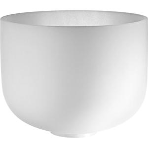 Meinl White-frosted Crystal Singing Bowl klankschaal 12 inch, noot A3