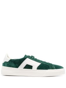 Santoni baskets en daim - Vert