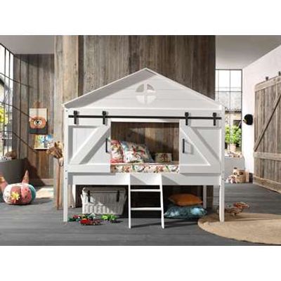 Vipack halfhoogslaper Bernie - wit - 218,3x101x201,8 cm - Leen Bakker
