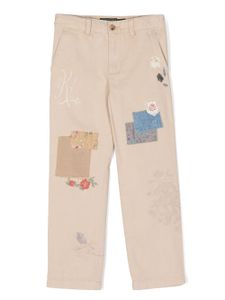 Ralph Lauren Kids jean à détails de patchs - Tons neutres