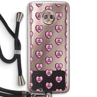GIRL POWER: Motorola Moto G6 Transparant Hoesje met koord