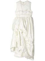 Cecilie Bahnsen robe courte Dorthe à détail de nœud - Blanc