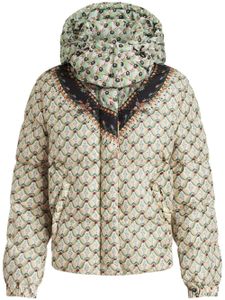 ETRO floral-print quilted jacket - Vert