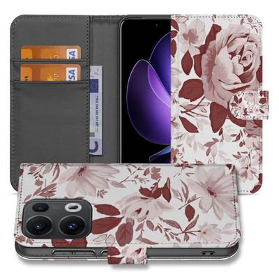 Hoesje OPPO Reno 13 Pro Watercolor Flowers Hoesje OPPO Reno 13 Pro Watercolor Flowers