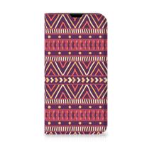 iPhone 13 Mini | Hoesje met Magneet | Aztec Paars