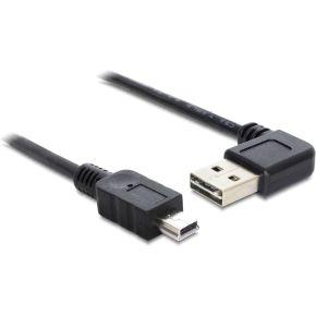 DeLOCK 85175 USB-kabel USB 2.0 0,5 m USB A Mini-USB B Zwart