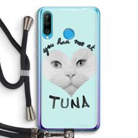 You had me at tuna: Huawei P30 Lite Transparant Hoesje met koord