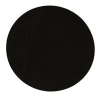 Etiket 35 mm rond zwart 1000 rol