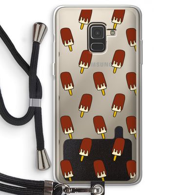 Yummy: Samsung Galaxy A8 (2018) Transparant Hoesje met koord