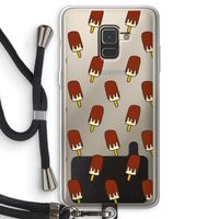Yummy: Samsung Galaxy A8 (2018) Transparant Hoesje met koord