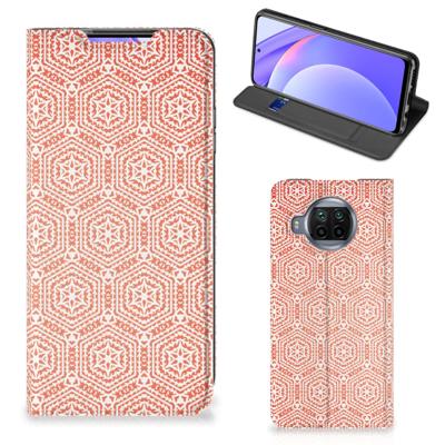 Xiaomi Mi 10T Lite | Hoesje met Magneet | Pattern Orange