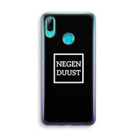 Negenduust black: Huawei P Smart (2019) Transparant Hoesje