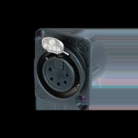 Neutrik Neutrik XLR 5 Chassis male inbouwplug met vergendeling