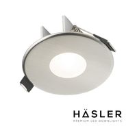 Häsler Inbouwspot Blanes Incl. Fase Aansnijding Dimbaar 8 cm 4 Watt Warm Wit RVS - Set 1 Spot