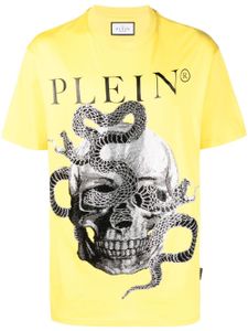 Philipp Plein chemise à imprimé Snake - Jaune