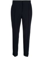 Moschino pantalon fuselé à fermeture dissimulée - Bleu