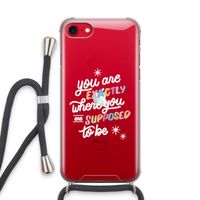 Right Place: iPhone SE 2020 Transparant Hoesje met koord