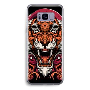 Tiger and Rattlesnakes: Samsung Galaxy S8 Transparant Hoesje