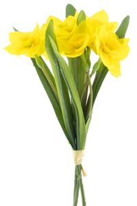 Narcissus bundle X3 yellow 30 cm kunstbloemen - Nova Nature