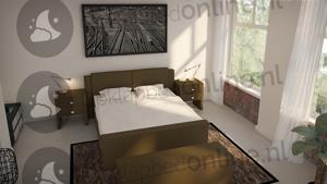 Opberg boxspring 180 x 210 cm- stofkleur 7037